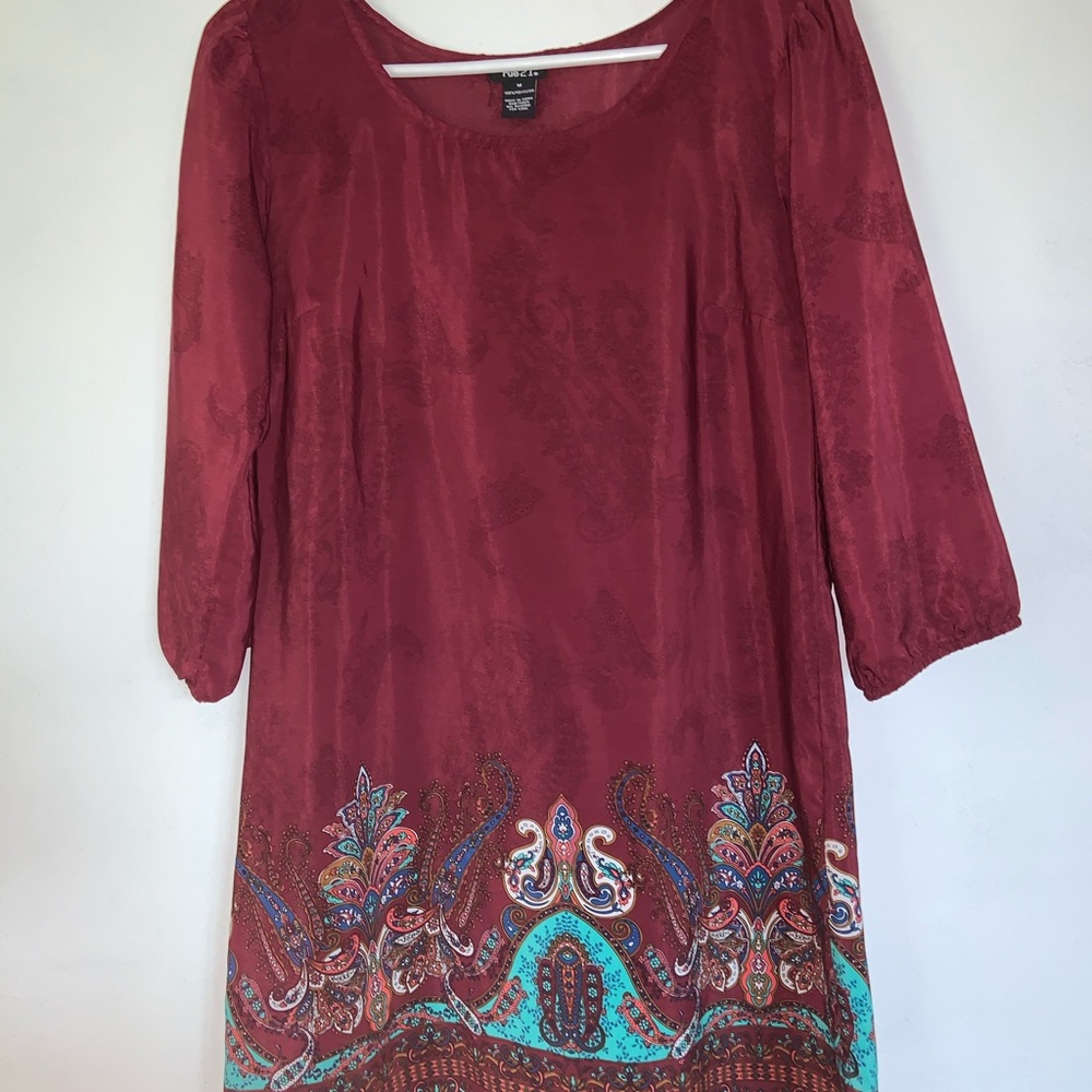 Burgundy Dress